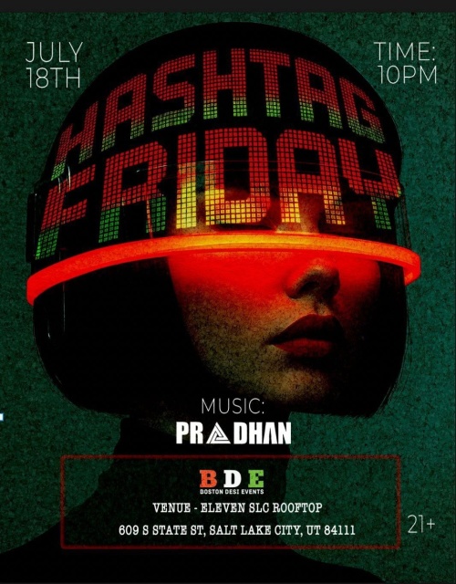 HASHTAG FRIDAY - Flyer