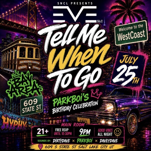 Tell me when to go - Flyer