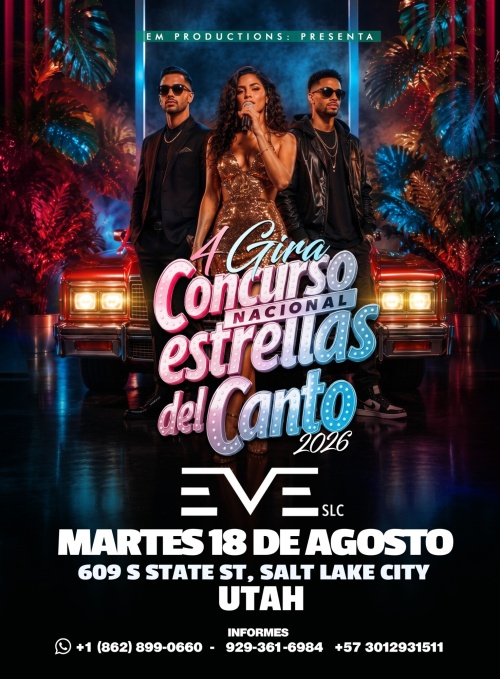 Concurso nacional del canto - Flyer