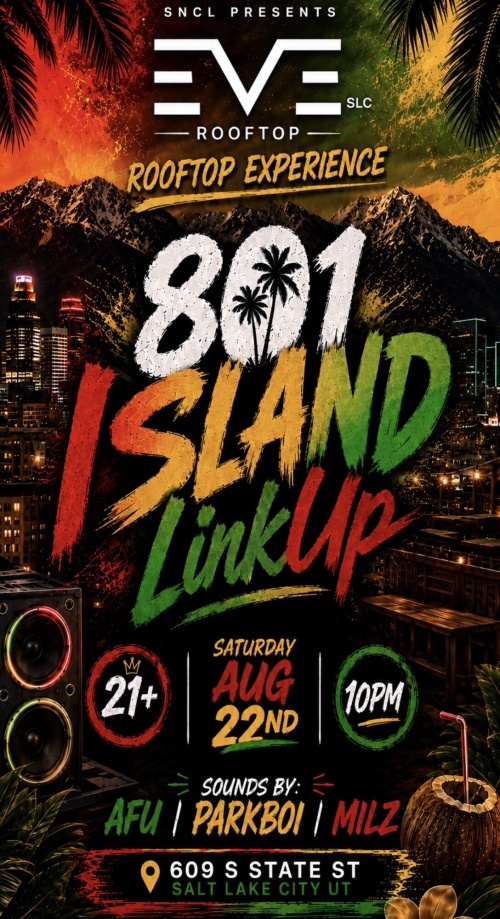 EVE ROOFTOP 801 island - Flyer