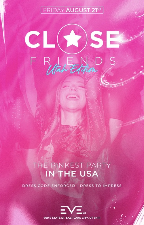 FRIDAY close - Flyer