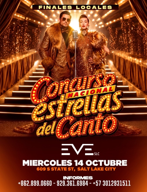 Concurso nacional del canto - Flyer