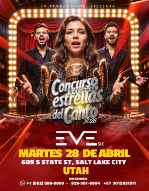 Flyer: Concurso nacional del canto