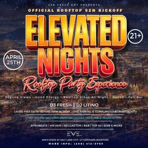 Flyer: SATURDAY rooftop