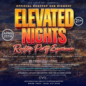 Flyer: SATURDAY rooftop