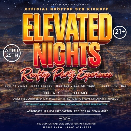 SATURDAY rooftop - Flyer