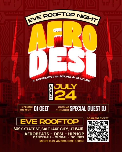 Afro desi - Flyer