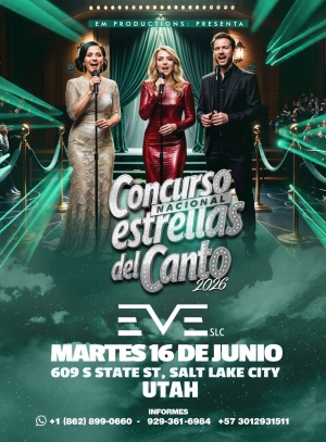 Flyer: Concurso nacional del canto
