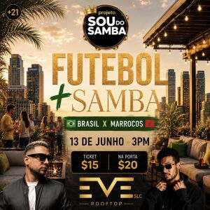 Flyer: Roof Brasil vs morrocos