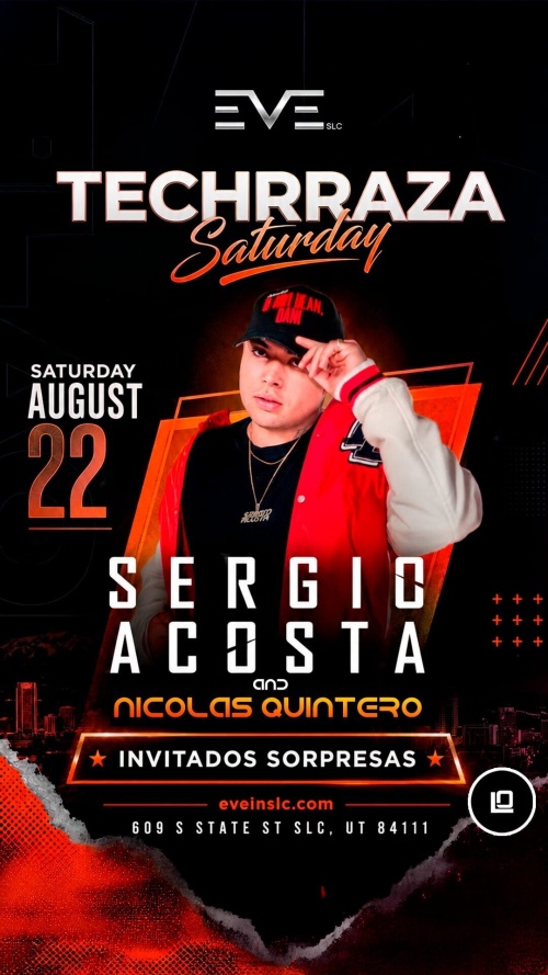 DJ sergio acosta and DJ Diako - Flyer