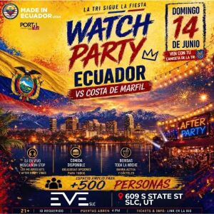 Flyer: Ecuador ve Costa de Marfil