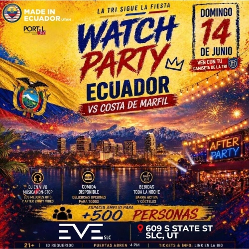 Ecuador ve Costa de Marfil - Flyer