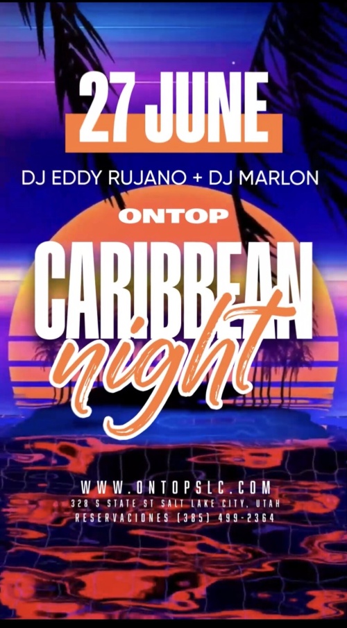 CARIBBEAN NIGHT ONTOP - Flyer