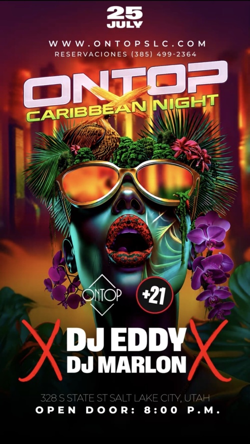 CARIBBEAN ONTOP NIGHT - Flyer