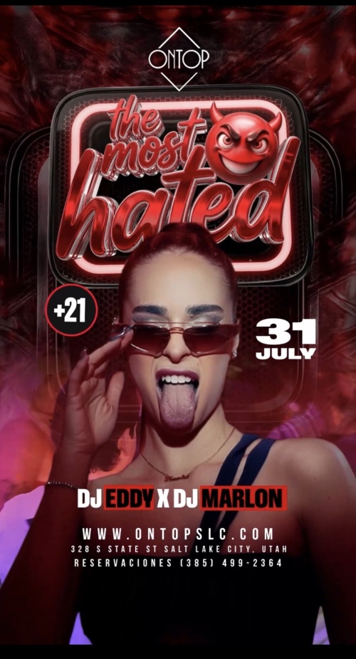 THE MOST HATED - Flyer