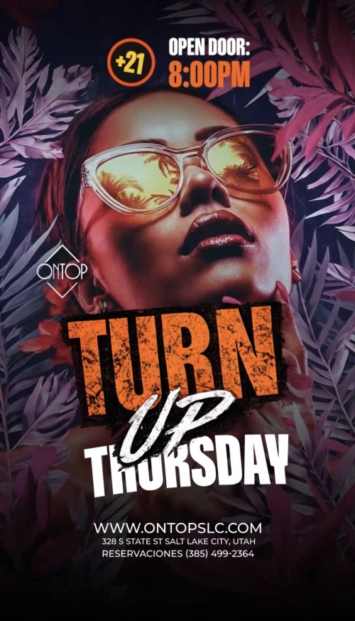 TURN UP THURSDAY - Flyer