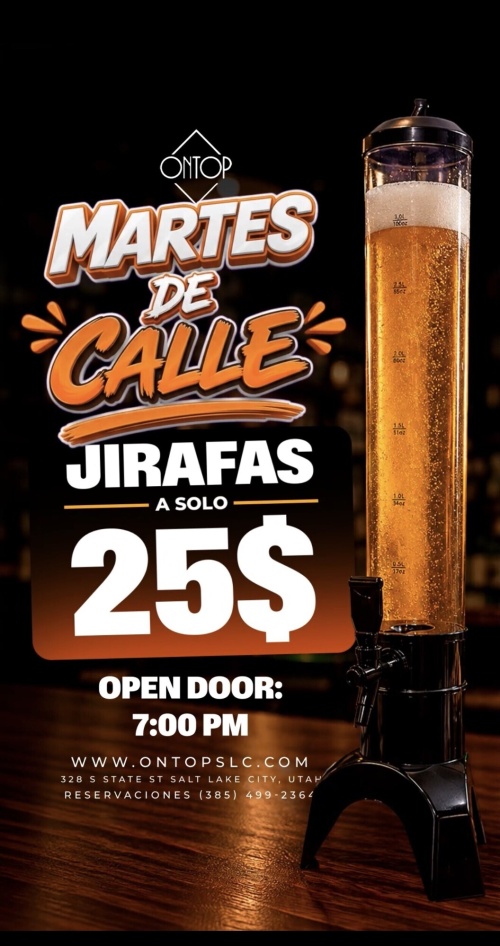 MARTES DE CALLE AT ONTOP - Flyer