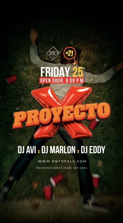 PROYECTO X - Flyer