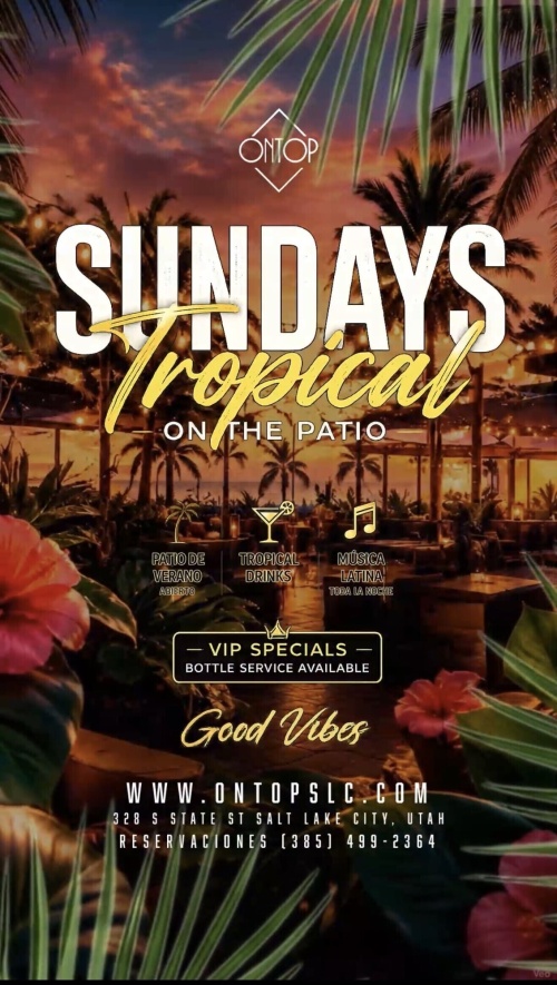 SUNDAYS TROPICAL - Flyer