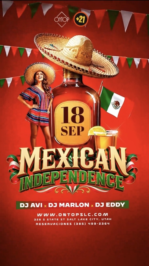 CELEBRANDO LA INDEPENDENCIA DE MÉXICO - Flyer