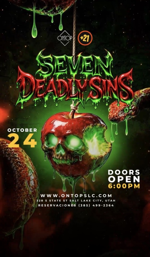 SEVEN DEADLY SINS - Flyer