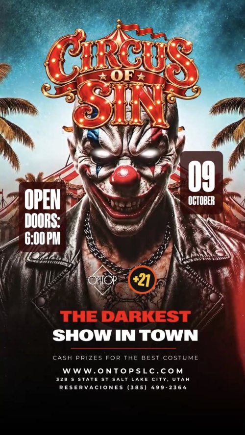 CIRCUS OF SIN - Flyer