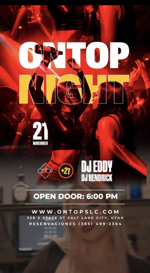 ONTOP NIGHT - Flyer
