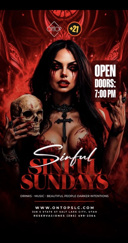 SINFUL SUNDAY - Flyer