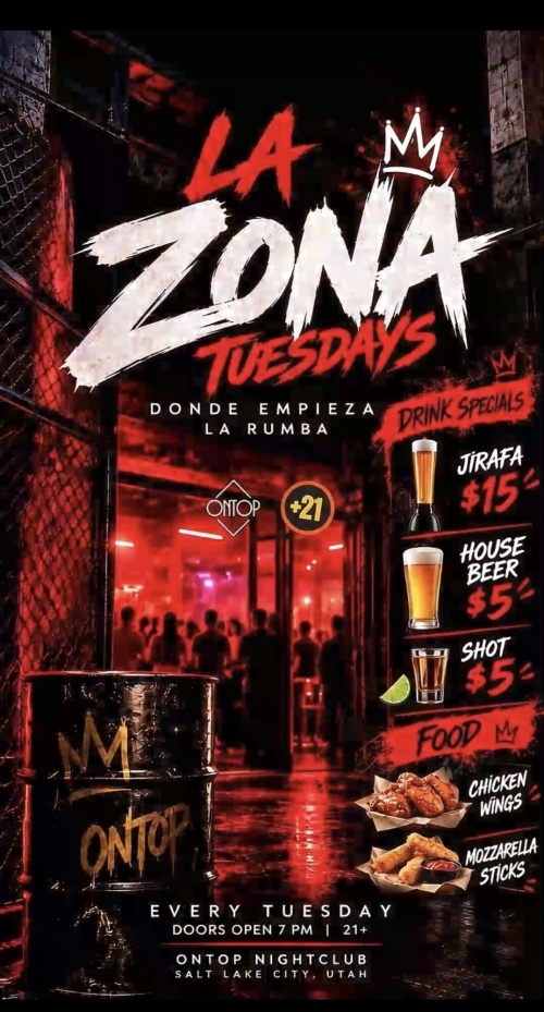 LA ZONA TUESDAY - Flyer