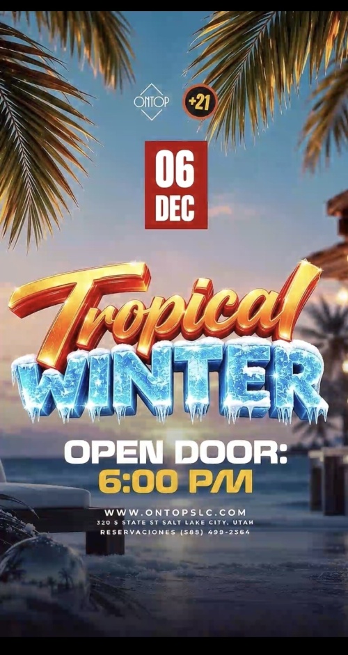 TROPICAL WINTER - Flyer