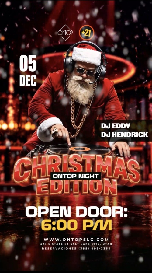 ONTOP NIGHT/ CHRISTMAS EDITION - Flyer