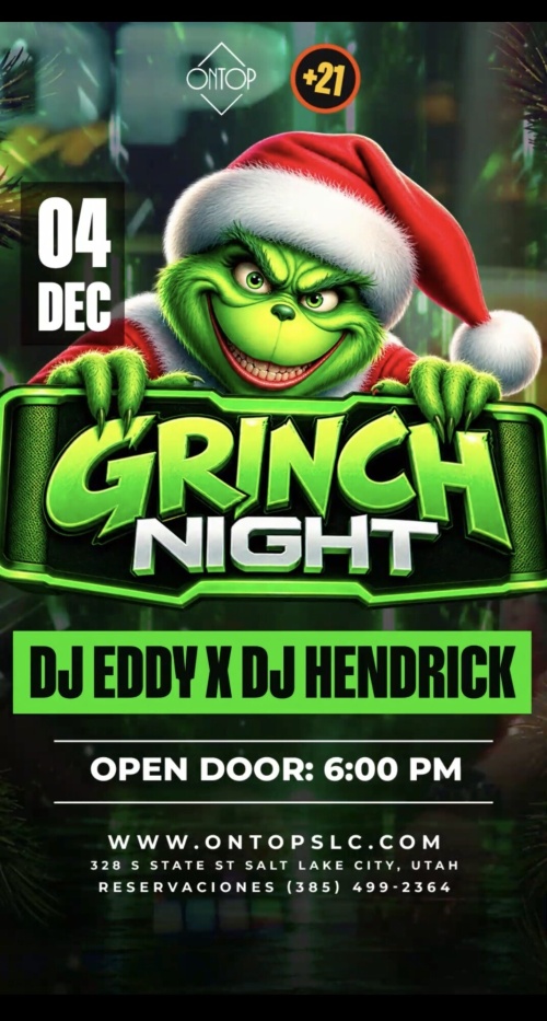 GRINCH NIGHT - Flyer