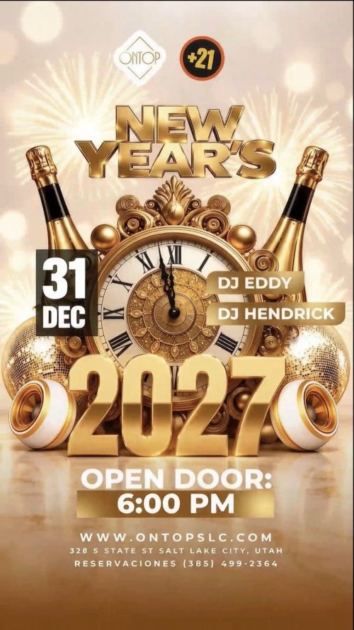 NEW YEAR'S 2027 - Flyer