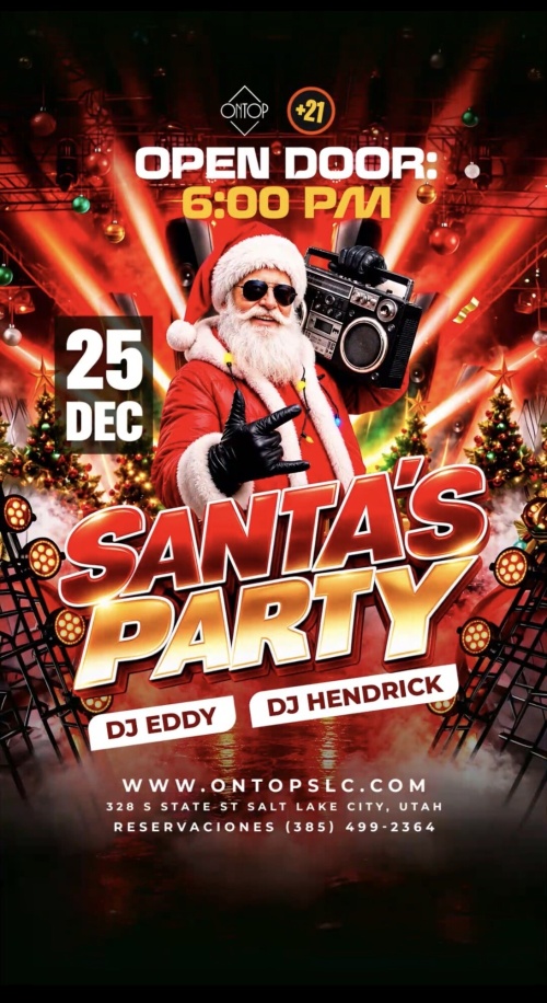 SANTA'S  PARTY - Flyer