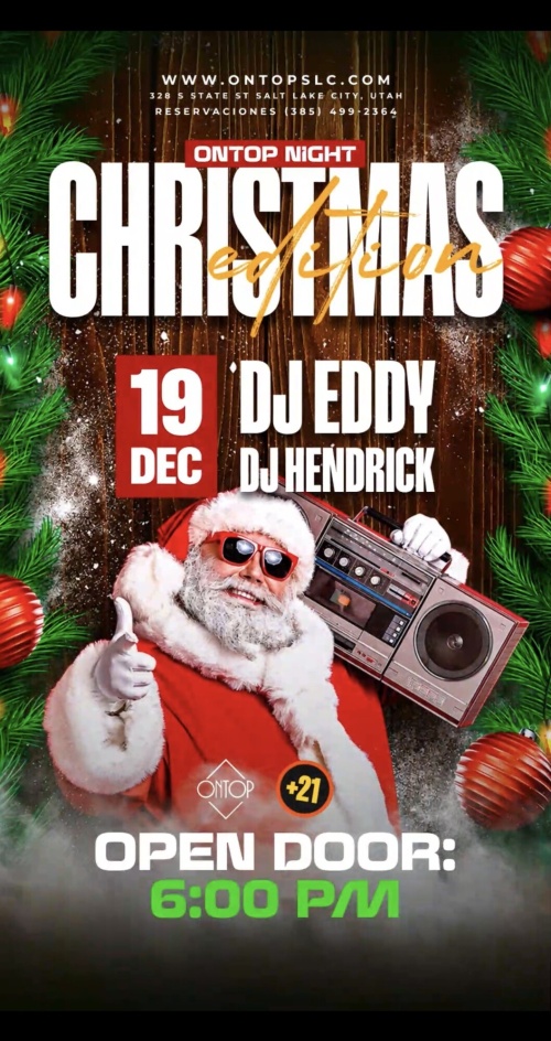 ONTOP NIGHT/ CHRISTMAS EDITION - Flyer