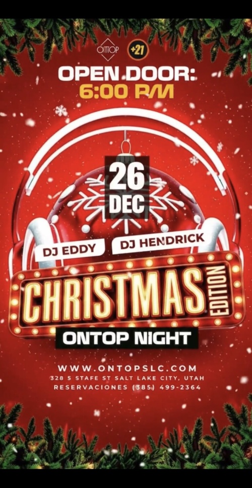 CHRISTMAS ONTOP NIGHT - Flyer