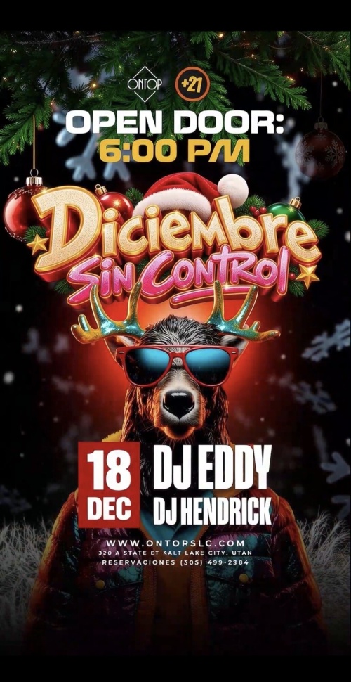 DICIEMBRE SIN CONTROL - Flyer