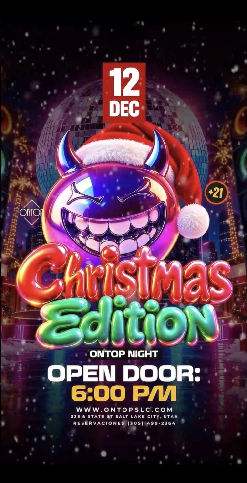 ONTOP NIGHT/ CHRISTMAS EDITION - Flyer