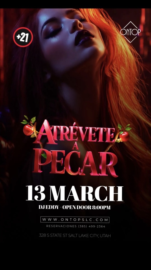 ATRÉVETE A PECAR - Flyer