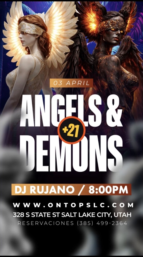 ANGELS AND DEMONS - Flyer