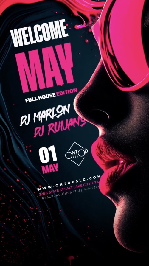 WELCOME MAY ( FULL HOUSE EDITION ) - Flyer