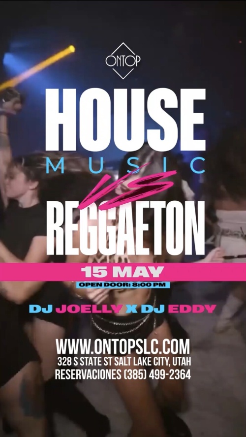 HOUSE VS REGGAETON - Flyer