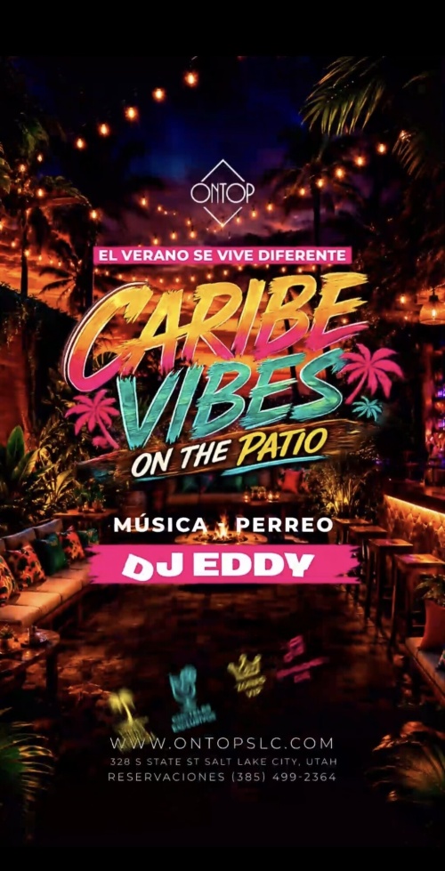 CARIBE VIBES ON THE PATIO - Flyer
