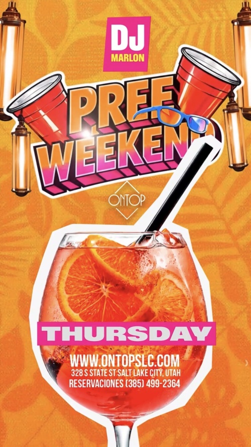 PRE-WEEKEND THURSDAY - Flyer