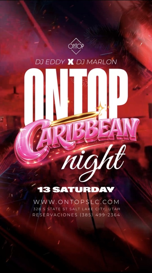 CARIBBEAN NIGHT ONTOP - Flyer