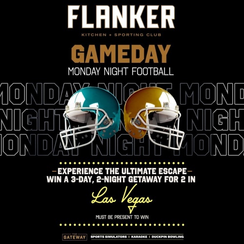 Flyer: Monday Night Football at Flanker