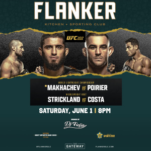 Flyer: UFC 3O2 Watch Party