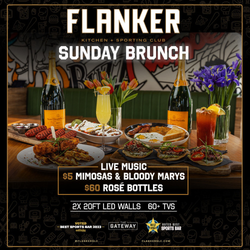 Flanker's Sunday Brunch - Flyer