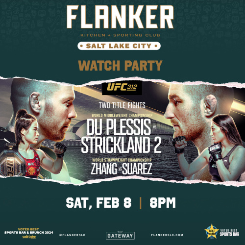 Flyer: UFC 312 Watch Party