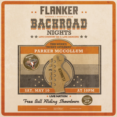 Flyer: Backroad Nights | Bull Riding Tournament | Pro Basketball and Hockey Playoffs